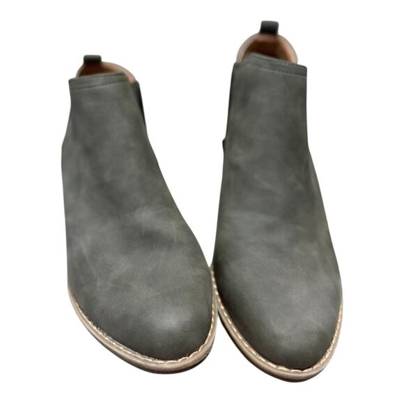 Dolce Vita Grey Womens Sz 9 Booties Ankle Boots Zipper - Picture 2 of 9